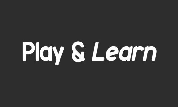 Play & Learn Font Fonts Free Download Play & Learn Font - Featured Image