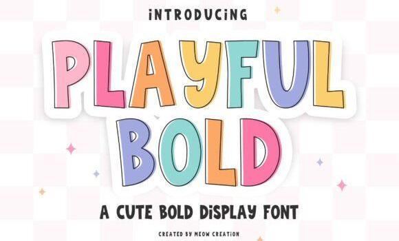 Playful Bold Font - Featured Image