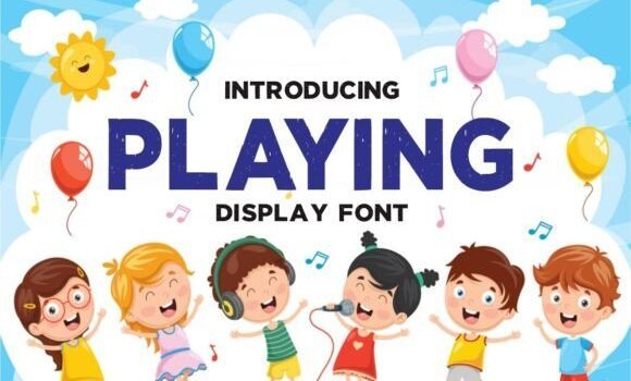 Playing Font Fonts Free Download Playing Font - Featured Image