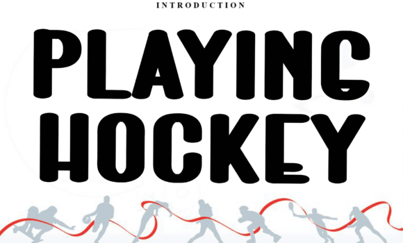 Playing Hockey Font Fonts Free Download Playing Hockey Font - Featured Image