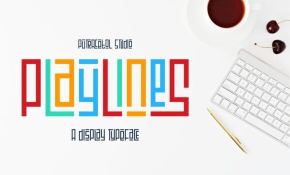 Playlines Font - Featured Image