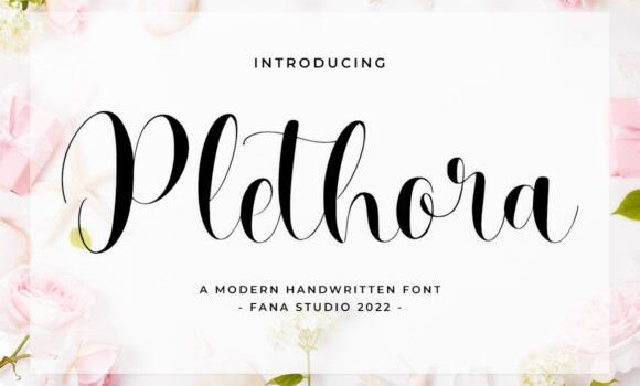 Plethora Font - Featured Image