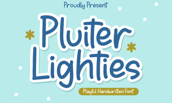 Pluiter Lighties Font - Featured Image