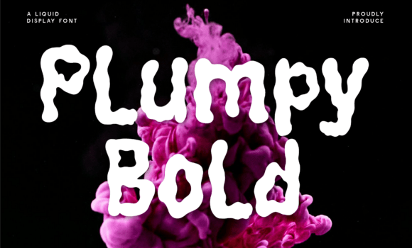 Plumpy Bold Font - Featured Image