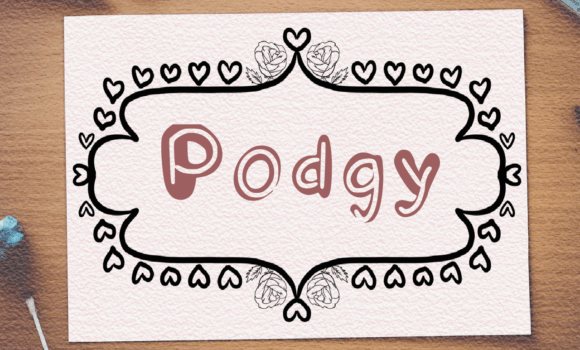 Podgy Font - Featured Image