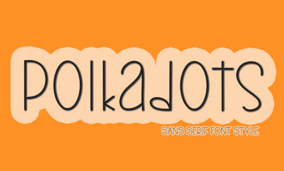 Polkadots Font - Featured Image