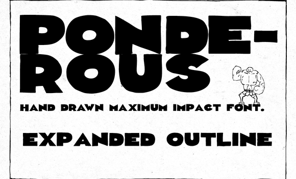 Ponderous Expanded Font Fonts Free Download Ponderous Expanded Font - Featured Image