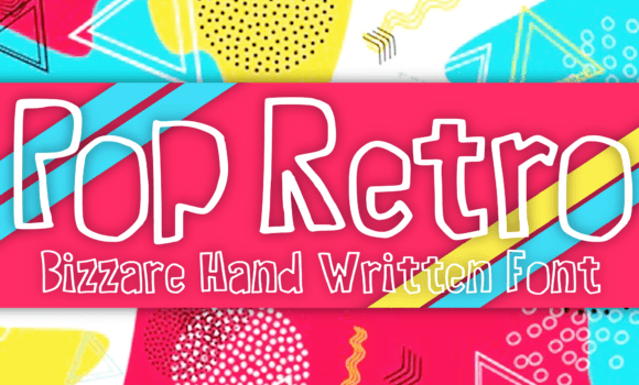 Pop Retro Font - Featured Image