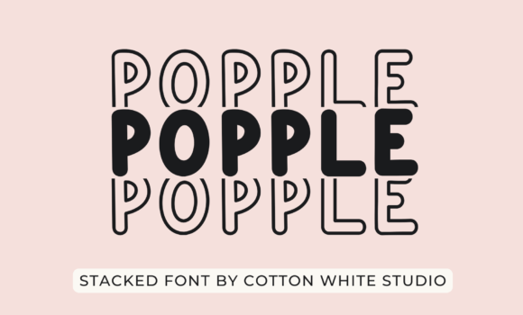 Popple Font Fonts Free Download Popple Font - Featured Image