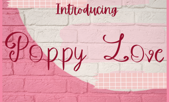 Poppy Love Font - Featured Image