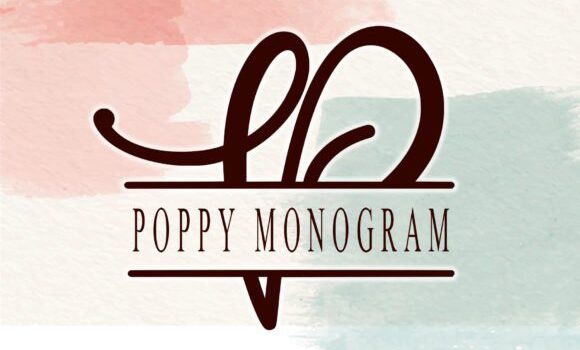Poppy Monogram Font - Featured Image