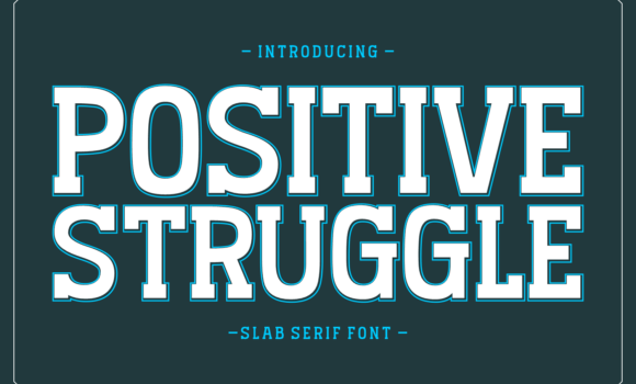Positive Struggle Font Fonts Free Download Positive Struggle Font - Featured Image