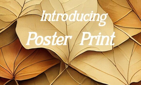 Poster Print Font - Featured Image