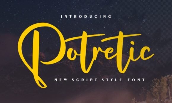 Potretic Font Fonts Free Download Potretic Font - Featured Image