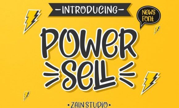 Power Sell Font - Featured Image