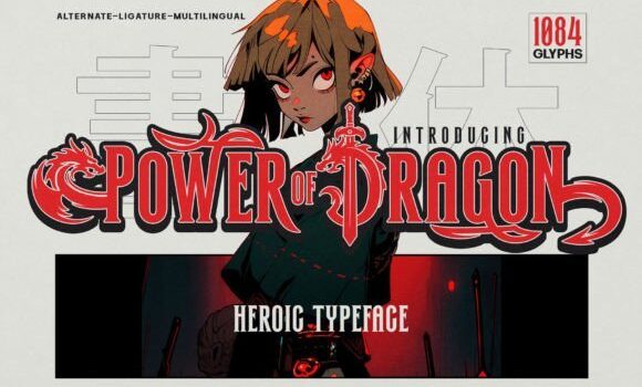 Power of Dragon Font - Featured Image