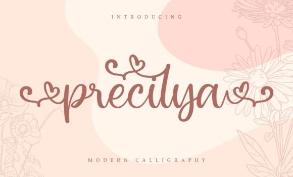 Precilya Font - Featured Image