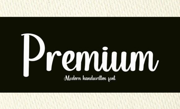 Premium Font - Featured Image