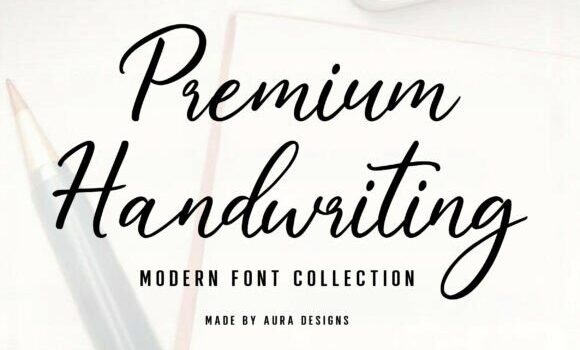 Premium Handwriting Font - Featured Image
