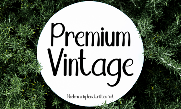 Premium Vintage Font Fonts Free Download Premium Vintage Font - Featured Image