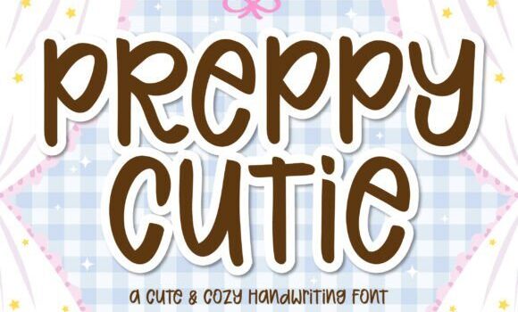 Preppy Cutie Font - Featured Image