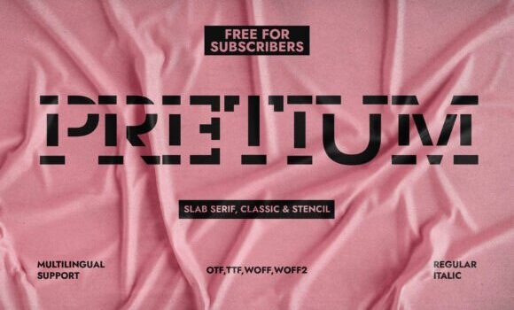Pretium Font - Featured Image