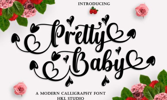 Pretty Baby Font - Featured Image