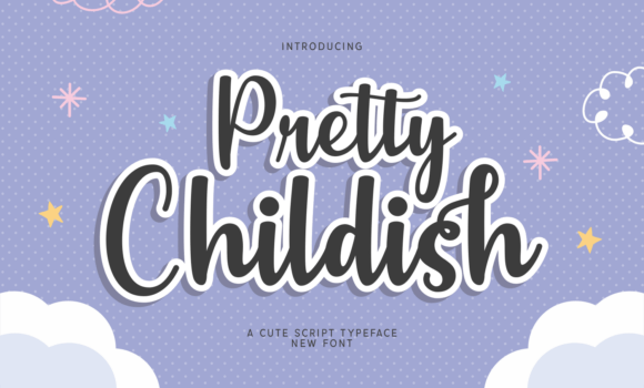 Pretty Childish Font - Featured Image