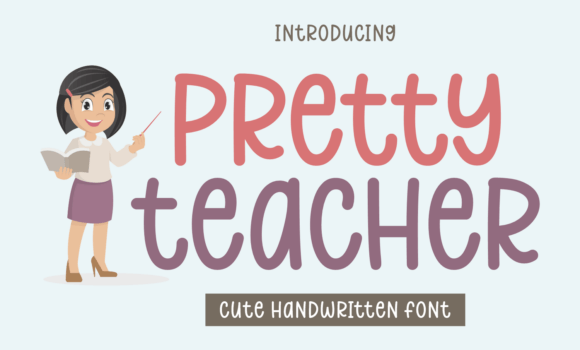 Pretty Teacher Font - Featured Image