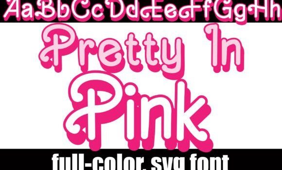 Pretty in Pink Font - Featured Image