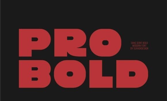 Pro Bold Font Fonts Free Download Pro Bold Font - Featured Image