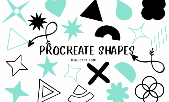 Procreate Shapes Font Fonts Free Download Procreate Shapes Font - Featured Image