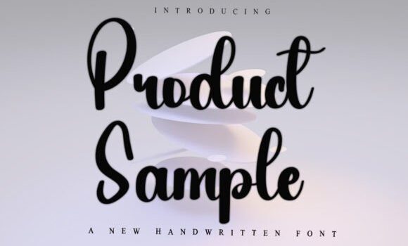 Product Sample Font Fonts Free Download Product Sample Font - Featured Image