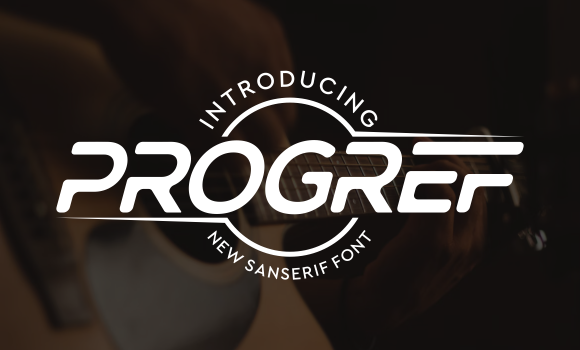 Progref Font - Featured Image