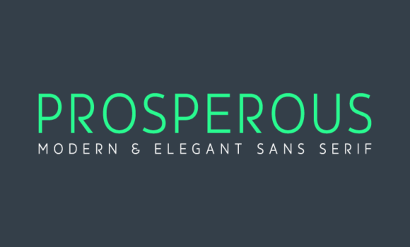 Prosperous Font - Featured Image