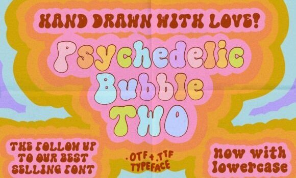 Psychedelic Bubble Two Font - Featured Image