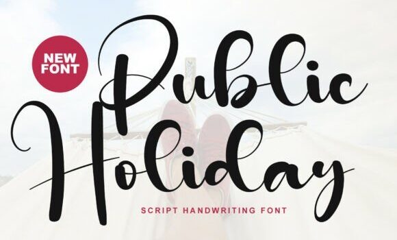 Public Holiday Font - Featured Image
