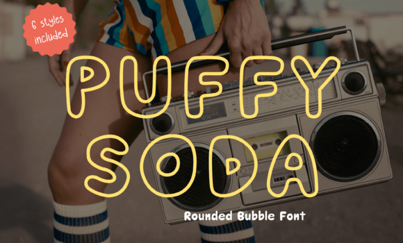 Puffy Soda Font Fonts Free Download Puffy Soda Font - Featured Image