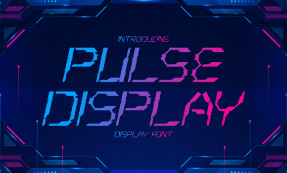 Pulse Display Font - Featured Image