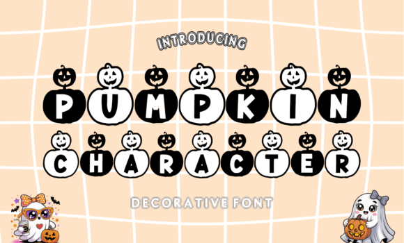 Pumpkin Character Font - Featured Image