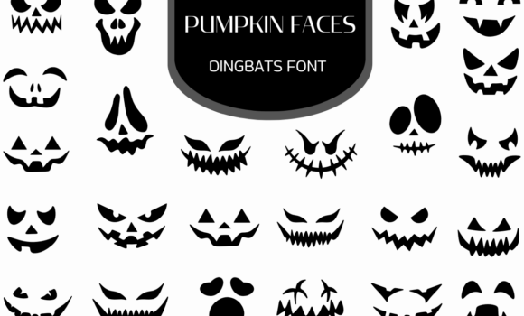 Pumpkin Faces Font - Featured Image