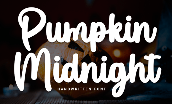 Pumpkin Midnight Font - Featured Image