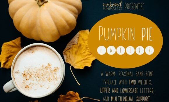 Pumpkin Pie Lattes Font - Featured Image