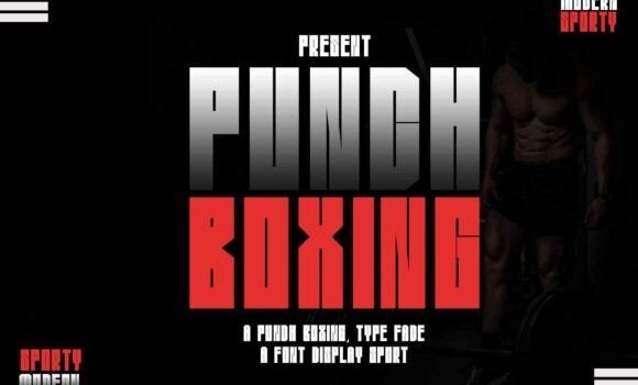 Punch Boxing Font - Featured Image
