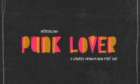 Punk Lover Font - Featured Image