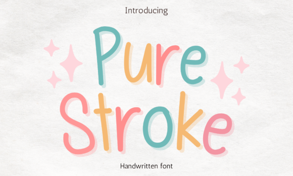 Pure Stroke Font - Featured Image