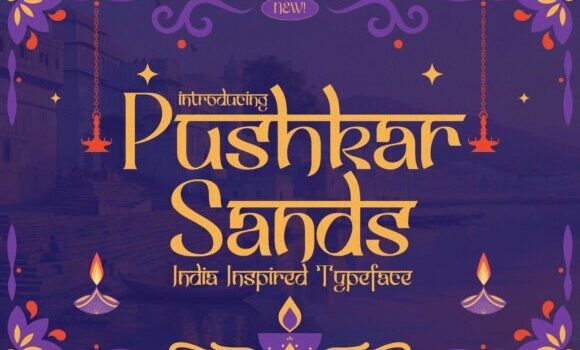 Pushkar Sands Font - Featured Image