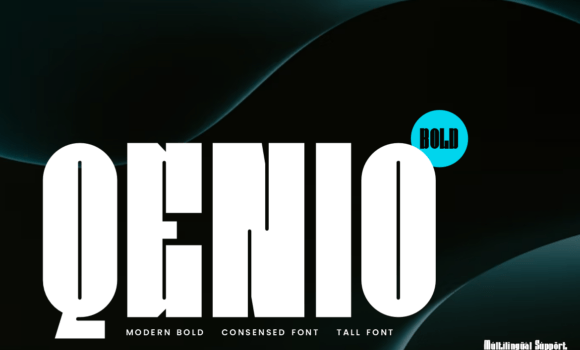 Qenio Font - Featured Image