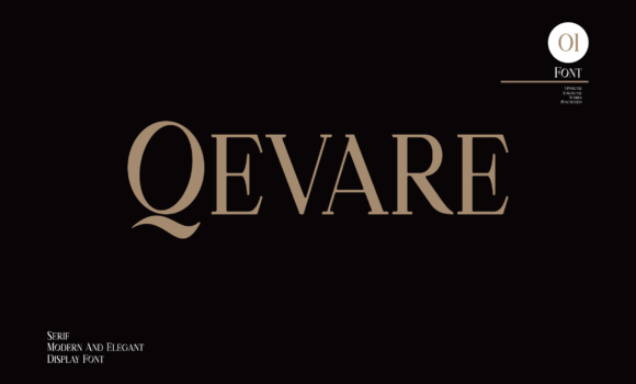 Qevare Font Fonts Free Download Qevare Font - Featured Image