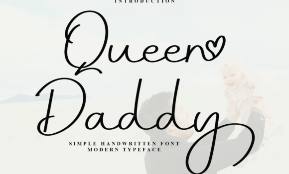 Queen Daddy Font - Featured Image